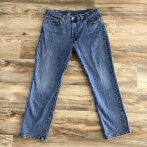 Levi’s 514 Straight Leg Jeans Men’s W36 L30 Blue Denim Big E Casual